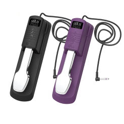 Electric Piano Sustain Pedal with cable Piano Keyboard Sustain Damper Pedal  for Yamaha Roland Korg Electronic Organ Synthesizer