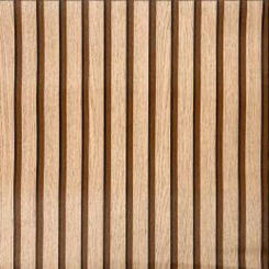 ovoin 3D Effect Oak Wood Slats Retro Wallpaper PVC Wall Paper Roll For TV Wall and Living Room Decor - No glue, Not a Panel