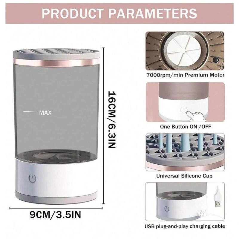 Description Picture 6 of itemElectric Makeup Brush Cleaner Machine