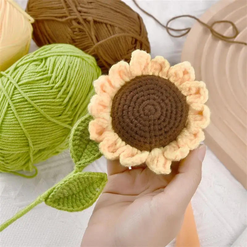 Description Picture 3 of item10PCS Milk Cotton Crochet Yarn 4ply Knitting Wool Needlework Dyed Lanas For Crochet Crafts Sweater Hat Dolls Scarf DIY Knitting