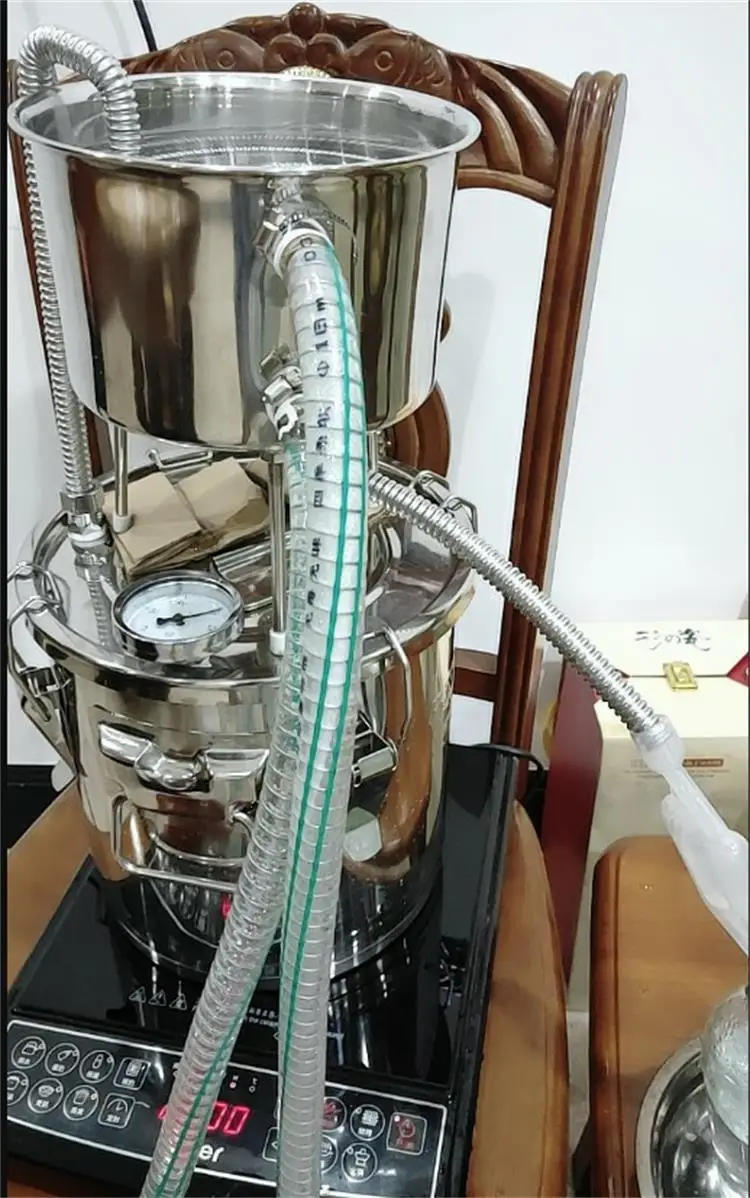 Description Picture 4 of itemSmall 10L Wine Maker Machine Home Steam Essential Oil Distillation Machine