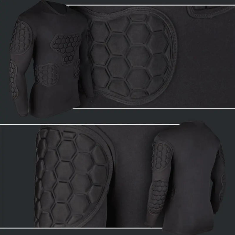 Description Picture 3 of itemSports Safety Protection Thicken Gear Soccer Goalkeeper Jersey T-Shirt Outdoor Elbow Football Jerseys Vest Soccer Padded Shirt