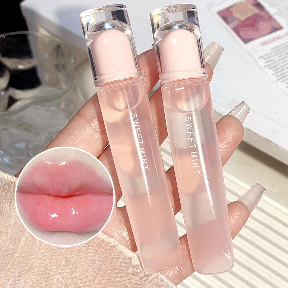 Description Picture 6 of itemPlumping Jelly Lip Gloss Lasting Moisturizing Transparent Lip Oil Water Light Mirror Liquid Lipstick Women Lips Makeup Cosmetics