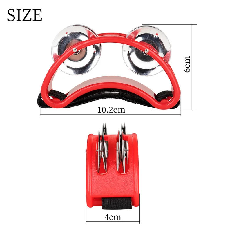 Description Picture 5 of itemBlack Elliptical Cajon Box Drum Companion Jingle Tambourine Percussion Instruments Accessory Hand Foot Davul Tambourine Drum