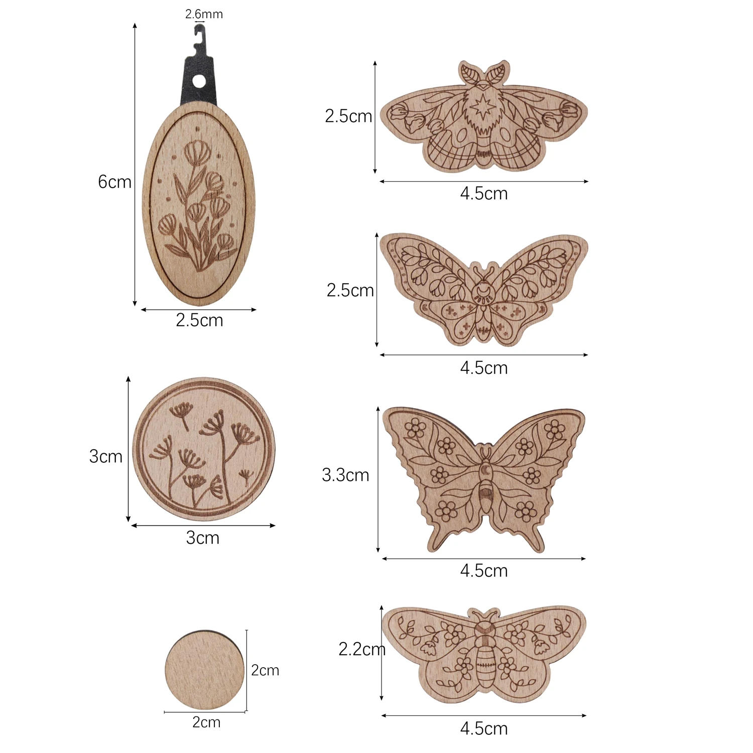 Description Picture 3 of item4pcs Needle Minder for Cross Stitch,Flower Patterned Needle Keepers,Magnetic Needle Nanny,Embroidery Sewing Pin Holders Crafts