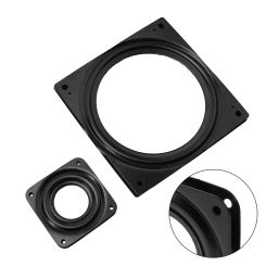 Brand New Hollow Turntable Tool Galvanized Sheet Heavy Duty Metal Plate Desk Table Swivel Turntable Degree