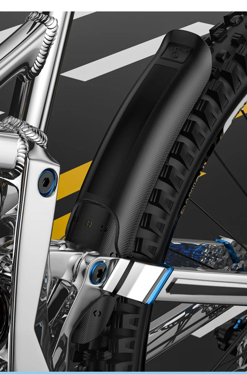 Description Picture 3 of item1/2PCS ENLEE Bike Hard Shell Fender Bicycle Front Rear Tire Wheel Mudguard MTB Bicycle Mud Guard Fender Cycling Part Accessories