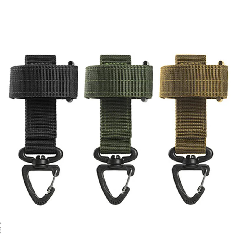 Description Picture 3 of itemOutdoor Camping Carabiner Nylon Molle Training Backpack Key Hook Webbing Buckle System Belt Buckle Hanging Climbing Accessory