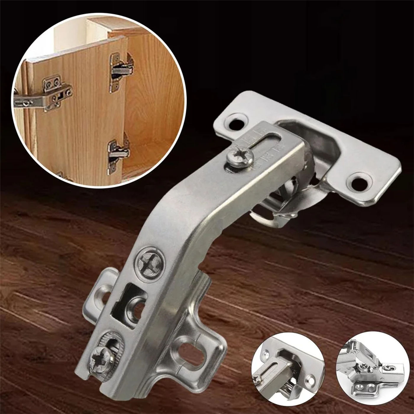 Description Picture 3 of itemCold Rolled Steel Folded Cabinet Door Corner Door Hinges Wardrobe Cupboard Kitchen Cabinet Kitchen Cabinet Hinges