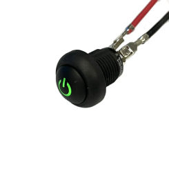 12mm Momentary and Latching NO Waterproof IP67 Types Special Symbol Push Button Car Switch 3V 6V 12V 24V 220V On Off