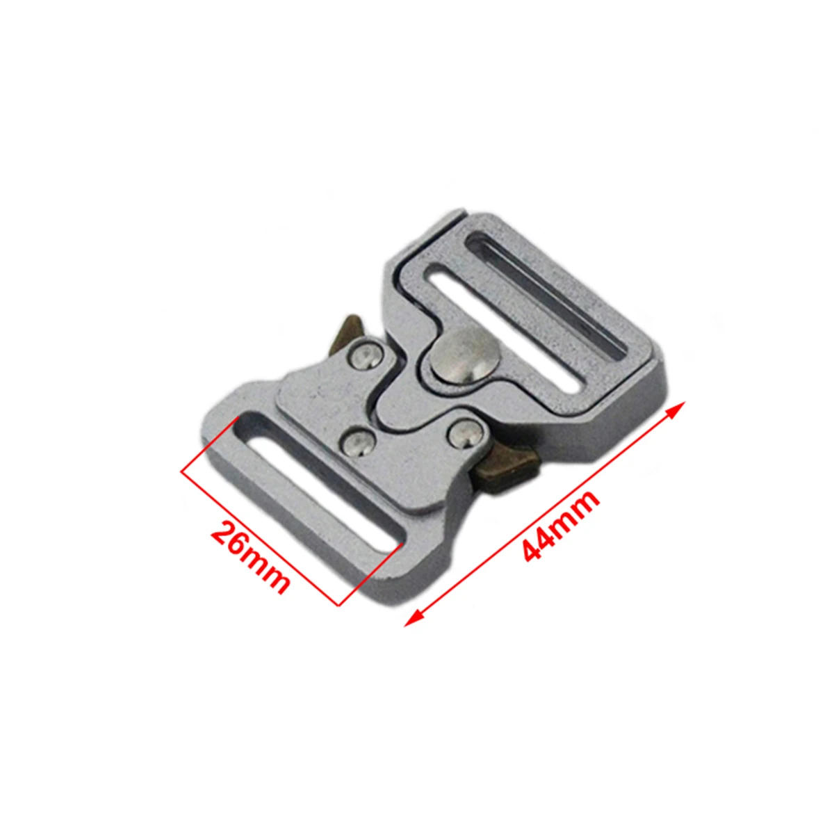 Description Picture 2 of item1pcs Durable Metal Belt Buckle Quick Side Release Clasp for DIY Bag  Luggage Outdoor Backpack Strap Belt Webbing Lether Craft
