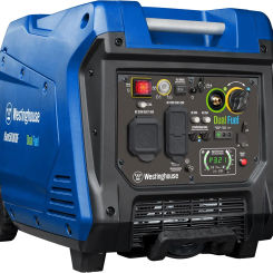 5000 Peak Watt Super Quiet Dual Fuel Portable Inverter Generator Remote Electric Start Gas Propane Powered RV Ready 30A Outlet