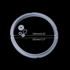 Silicone Rubber Gaskets Sealing Ring For Electric Pressure Cooker Parts 2-2.8L 20CC