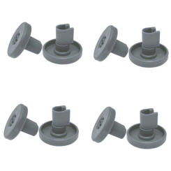 8 PCS Dishwasher Basket Wheel For Aeg Favorit Privileg Zanussi Dish Washer Spare Parts Accessories