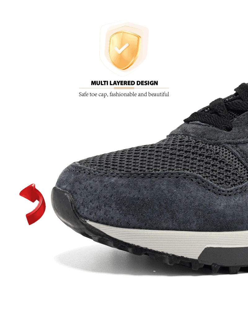 Description Picture 5 of itemBaasploa Men Walking Sneakers New Mesh Breathable Casual Shoes for Men Comfort Sport Shoes Non-Slip Wear Resistant Free Shipping