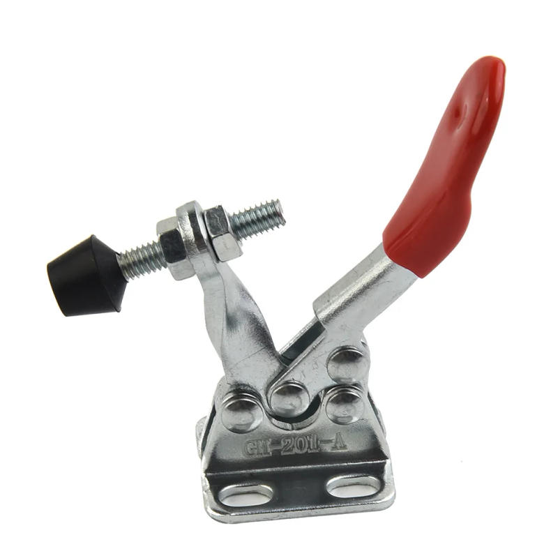 Description Picture 2 of item10 PCS Red Toggle Clamp GH-201A Quick Release Hand Tools Horizontal Clip Set Vertical/Horizontal Type For Hand Tool