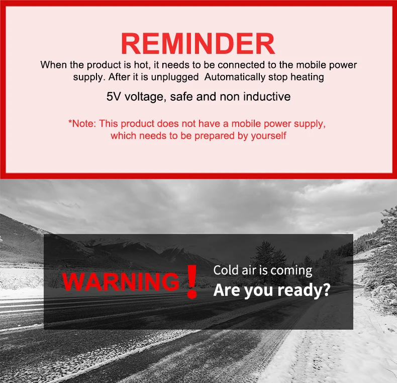 Description Picture 2 of itemX-TIGER 9/2 Places Heated Jacket Men Women USB Electric Thermal Warm Hunting Coat Winter Outdoor Camping Hiking Heated Vest