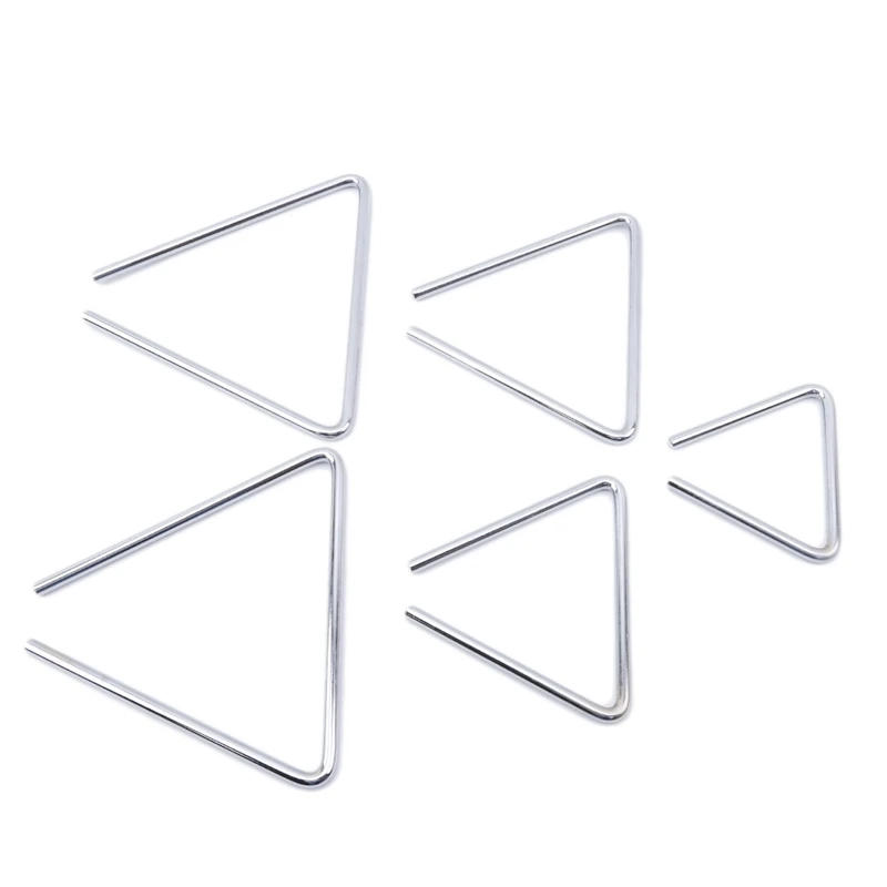 Description Picture 3 of item1Pc Triangle Orff Musical Instruments Band Percussion Educational Musical Triangolo for Children 4/6 inch