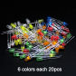 6 colors each 20pcs
