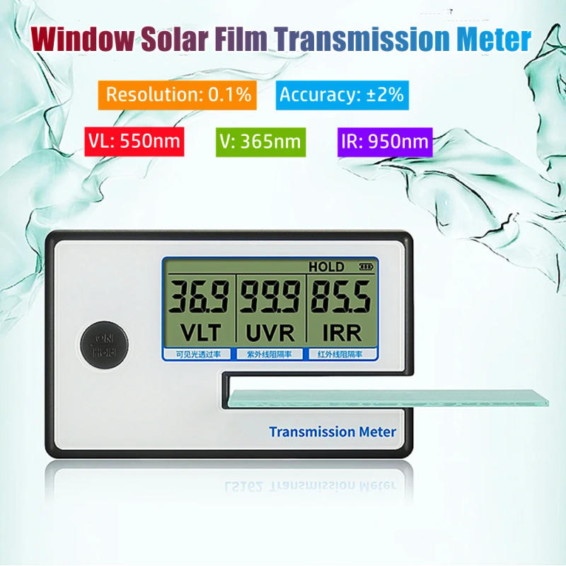 Description Picture 2 of itemHigh Precision LS162 Similar Glass Window Tint Meter Solar Film Transmission Meter VLT UV IR Rejection Tester