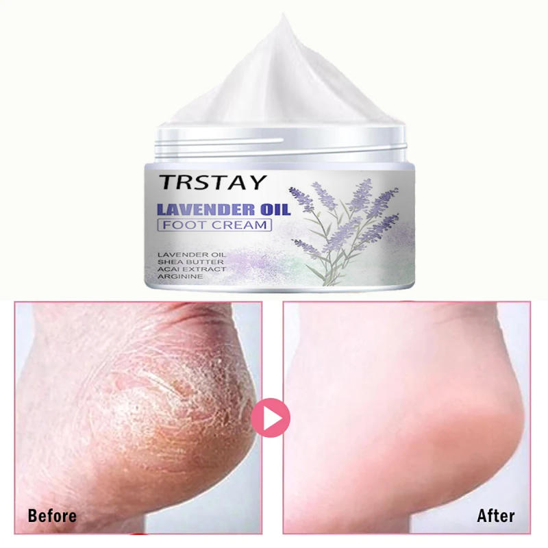 Description Picture 5 of itemTraditional Chinese Lavender Oil Anti-Drying Crack Foot Cream Heel Cracked Repair Cream Removal Dead Skin Hand Care for Family