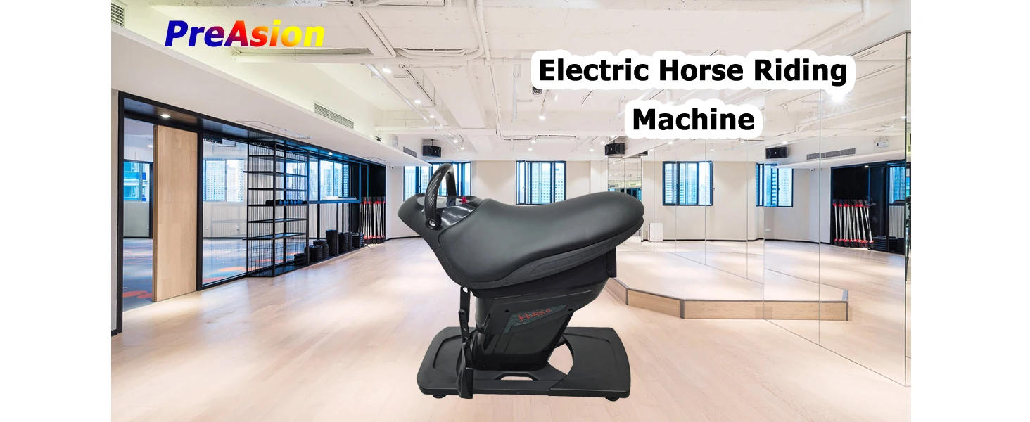 Description Picture 2 of itemHorse Riding Machine, Horse Riding Abdominal Exercise Machine, 110V Horse Riding Aerobic Weight Loss Artifact, Fitness Equipment