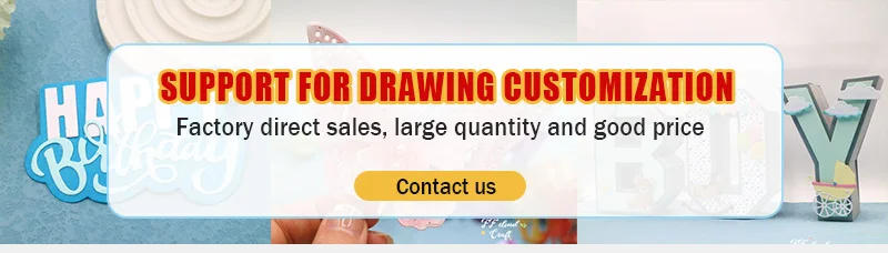 Description Picture 2 of item2024 New Arrivals Metal Cutting Dies Word Pattern Cut Die Mold Rectangle Frame Scrapbooking Paper Scrapbook Stencils Stamp Craft