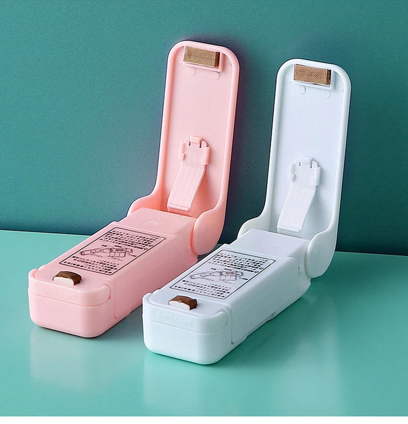 Description Picture 6 of itemPortable Bag Heat Sealer Plastic Package Storage Bag Clip Mini Sealing Machine Handy Sticker Seal for Food Snack Kitchen Gadgets