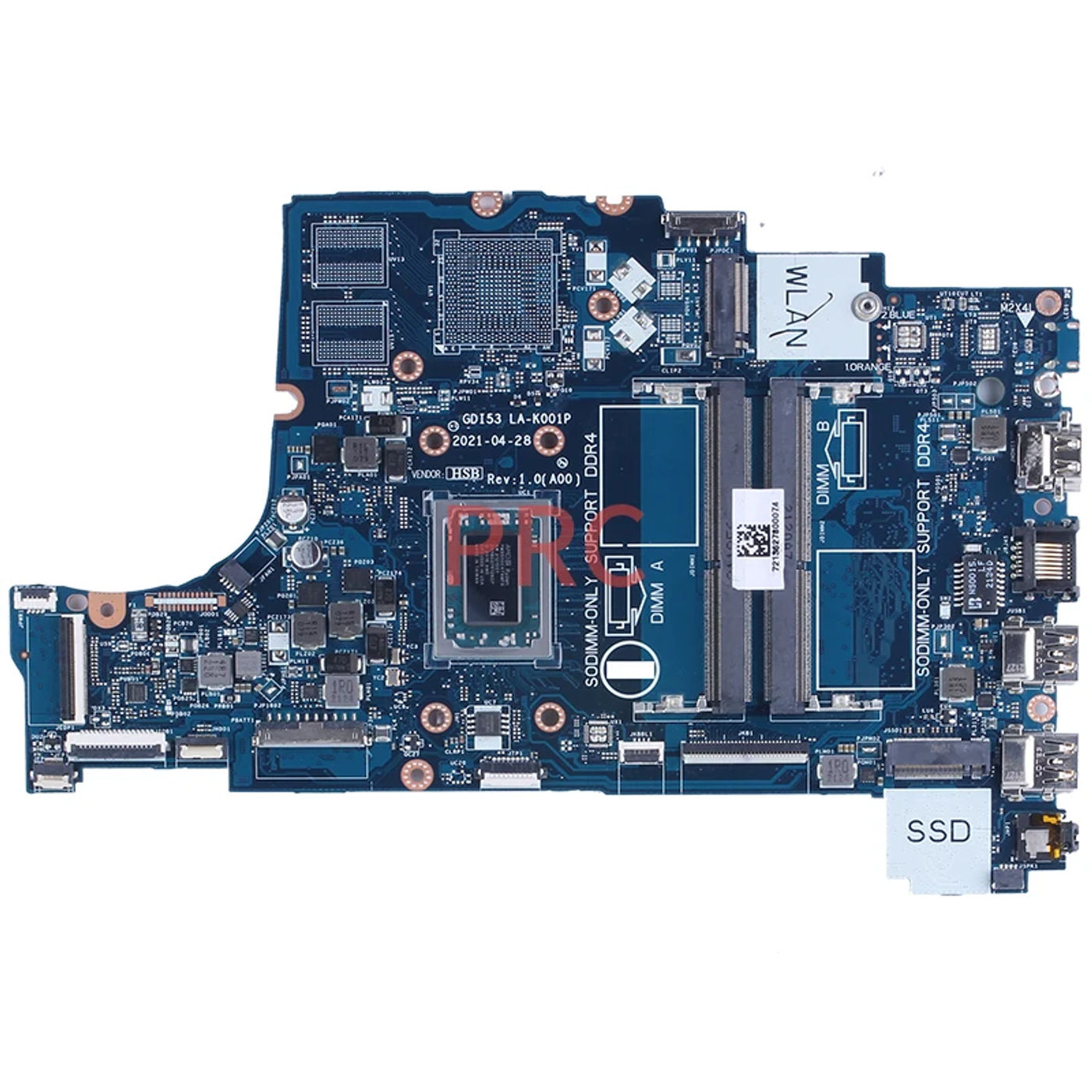 Description Picture 2 of itemLA-K001P For DELL Inspiron 15 3501 3505 3405 3705 Laptop Motherboard R3 R5 R7 0DRFWY 0GWD64 05HPX6 Notebook Mainboard Tested