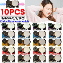 1-10Pcs Cricket Noise Maker Prank Hidden Prank Lrritating Noise for Fool's Day Halloween Continuously Annoying Sound PCB Beeping