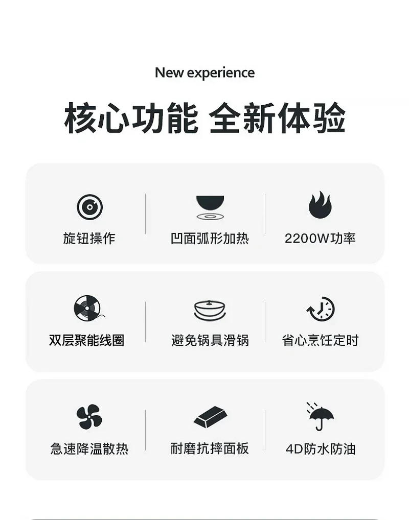 Description Picture 5 of item220V Zhi Gao Induction Cooker with Safety Lock 2200W, 3500W High Power wok,Concave Design