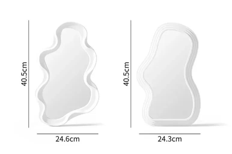 Description Picture 6 of itemCloud-Shaped Standing Mirror, Bathroom Desk, Korean Hairdressing Mirror, Wall Mirror, House Bedroom Decor