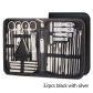 32pcs black silver