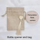 Bottle open and bag
