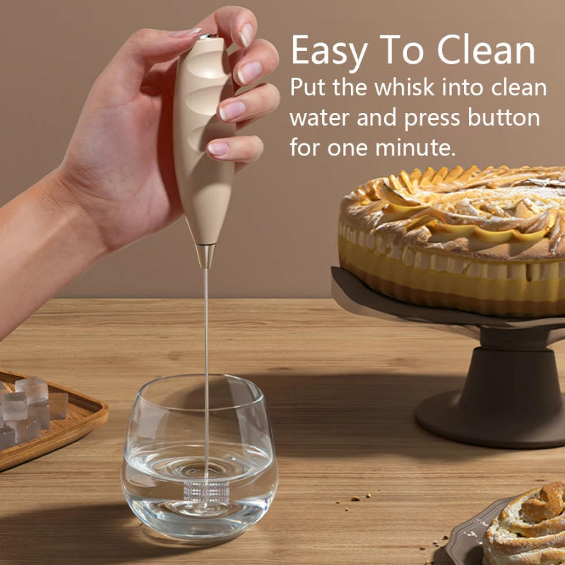 Description Picture 3 of itemHandheld Milk Frother Foam Maker For Latte Mini Whisk Coffee Cappuccino Frappe Matcha Hot Chocolate Egg Beater Drink Mixer