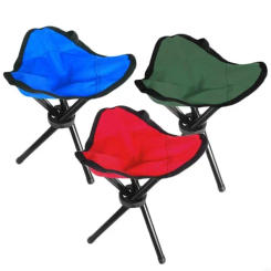 Folding Tripod Chair Tripod Stool for Outdoor Hiking Camping Fishing Use Height 12in Foldable 3 Legs Chair Portable