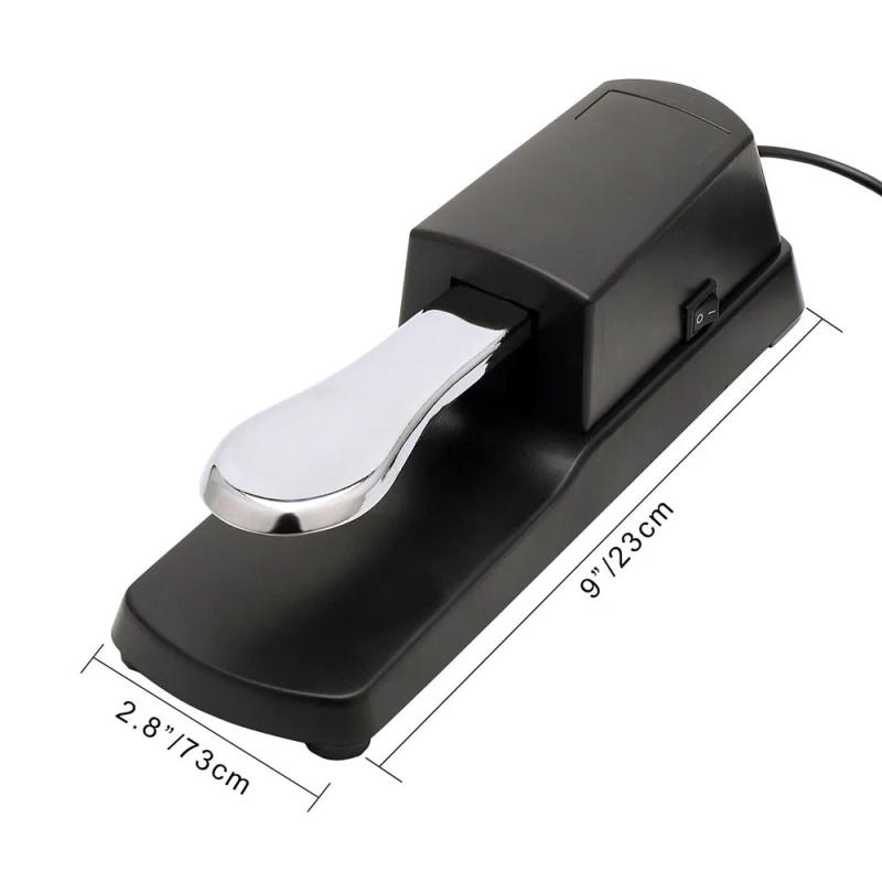 Description Picture 6 of itemUniversal Sustain Pedal Anti-Slip with Polarity Switch for MIDI Keyboard Synth Digital Pianos Electronic Drum Electric Piano