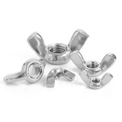 10pcs/lot Wing Nuts M3 M4 M5 M6 M8 M10 M12 Stainless Steel/ Zinc Plated Wing Nuts Hand Tighten Nut Din315