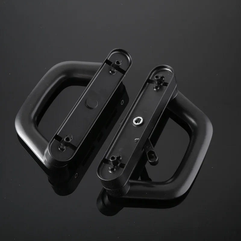 Description Picture 4 of itemBilateral Villa Garden Door Handle Lockset Push Pull Barn Door Lock Kitchen Partition Balcony Bathroom Door Lock Home Hardware