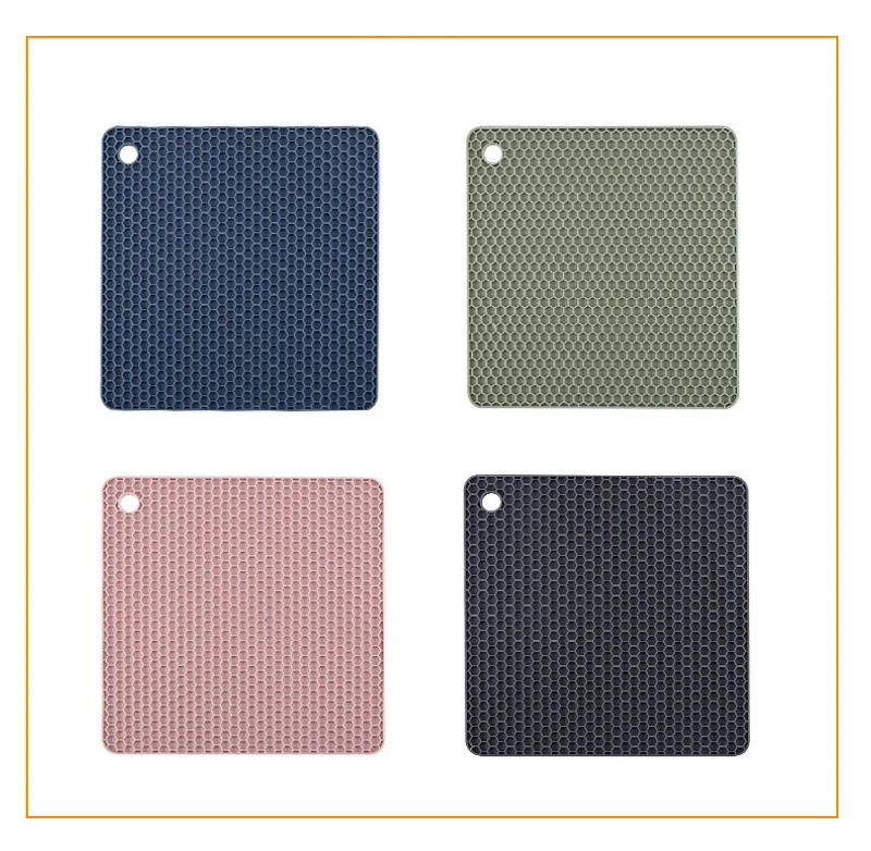 Description Picture 4 of itemKitchen Silicone Placemat Heat-Resistant 230°C Casserole Mat Leakproof Nonslip Insulation Mat Tableware Drying Silicone Coaster