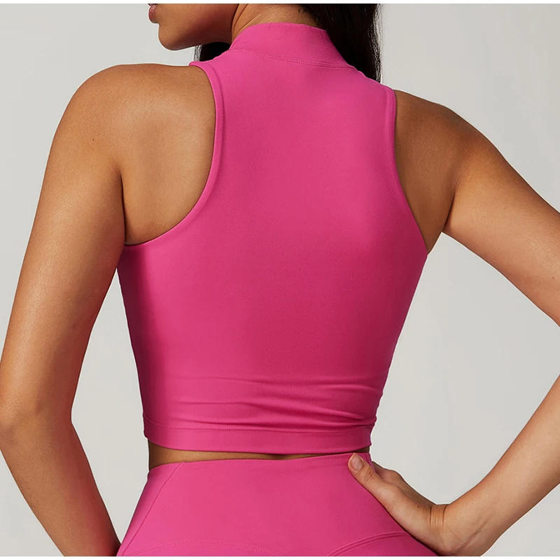 Description Picture 5 of itemSexy High Support Yoga Bra for Women Sports Vest Nude Tight Yoga Suit Shockproof Fitness Tank Top Running Quick Dry Underwear