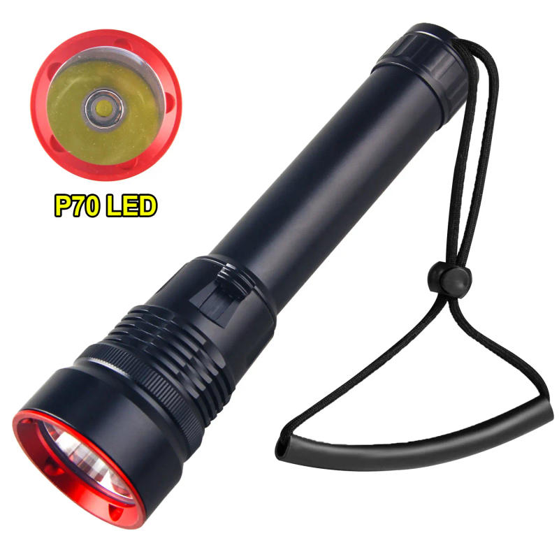 Description Picture 3 of item10000 lumen LED scuba diving flashlight strong light flashlight waterproof underwater 100 meters