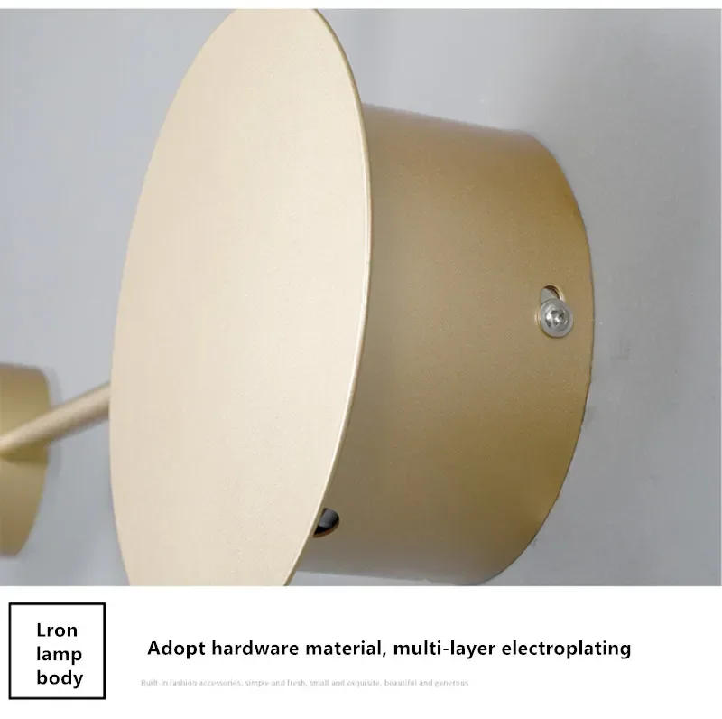 Description Picture 5 of itemNordic Branches Multi Arms Gold Black Wall Lamp For Bedroom Bedside Living Room Led Indoor Lighting Decoration