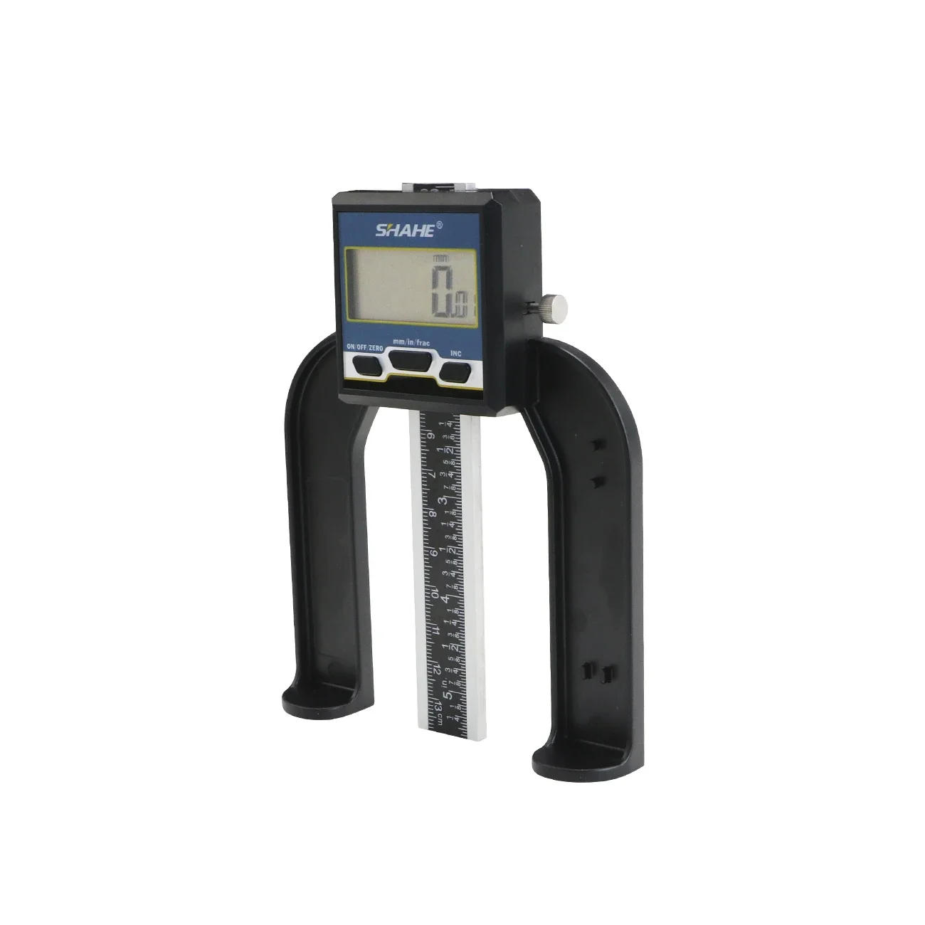 Description Picture 6 of itemSHAHE 0-80mm 3 1/8 inch Digital Depth Gauges Height Gauge With Magnetic Base Woodworking Ruler for Router Table