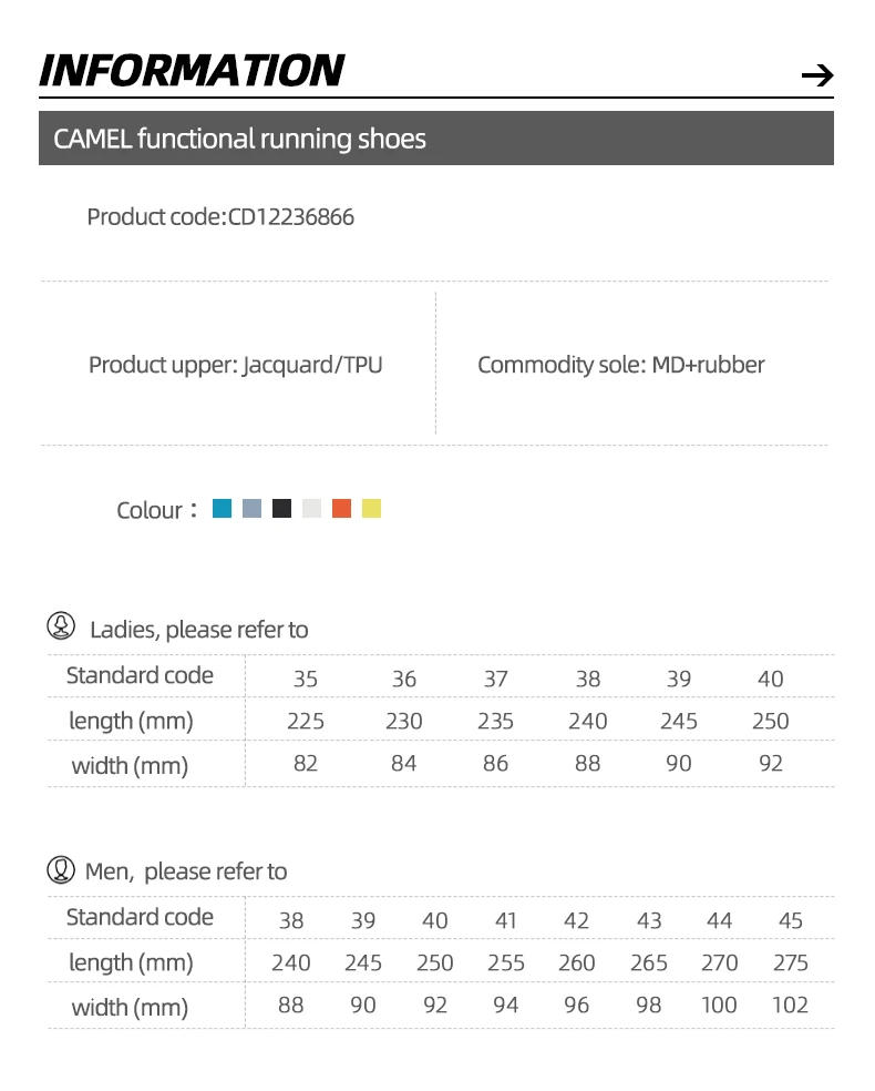 Description Picture 2 of itemGOLDEN CAMEL Men's Sneakers 2024 Summer New Mesh Running Shoes for Men Non-slip Cushioning Men's and Women's Sport Shoes Walking