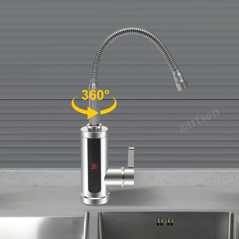 Description Picture 6 of itemInstant Water Heater Faucet Tankless Heaters Kitchen Hot Water Tap Bathroom Heating Electric 220v