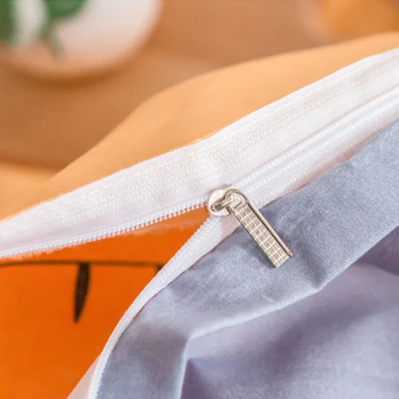 Description Picture 2 of itemCute Cartoon Print Duvet Cover 220x240 Lovely Pattern Adults Kids Quilt Cover AB Double-sided Comforter Covers No Pillow Cases