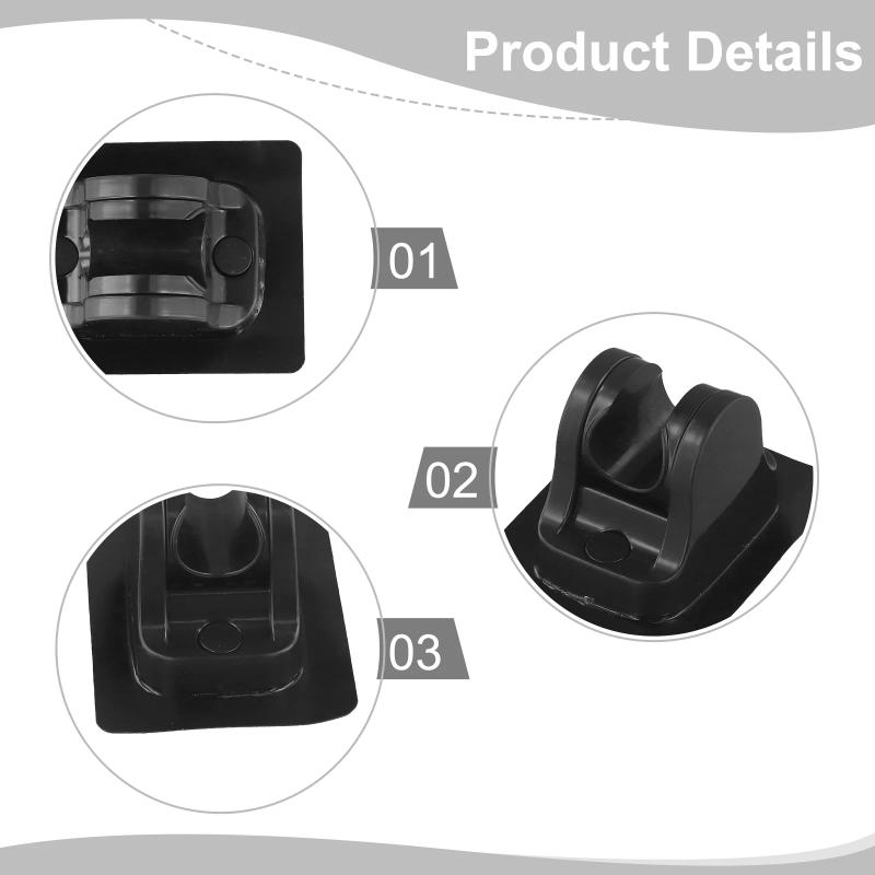 Description Picture 4 of item1pcs ABS Shower Bracket Without Punching Adjustable Holder Shower Head Handheld Bracket Bathroom Hardware Accessories