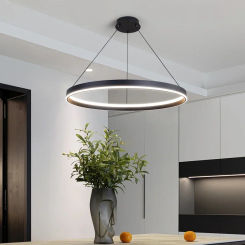 Nordic White LED Chandelier for Living Room Bedroom Dining Room Kitchen Ring Ceiling Chandelier Lighting Home Decoration Light