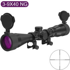 3-9x40NG Riflescope Hunting Optics Tactical Compact Rifle Scope Collimator Telescopic Sights for 20mm/11mm Picatinny Rail